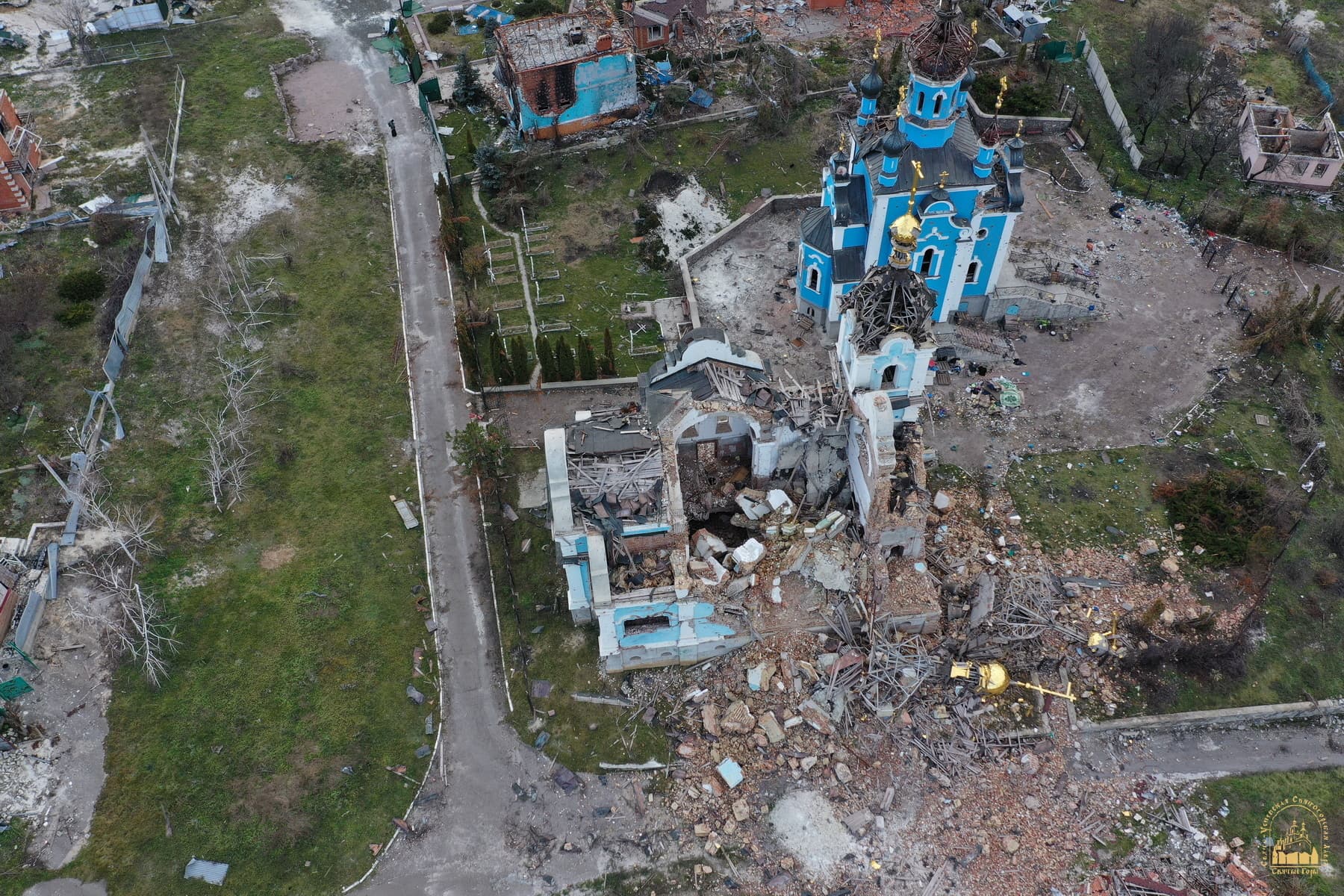 the skete of the Svyatogorsk Lavra in the village of Bohorodychne in Donetsk region