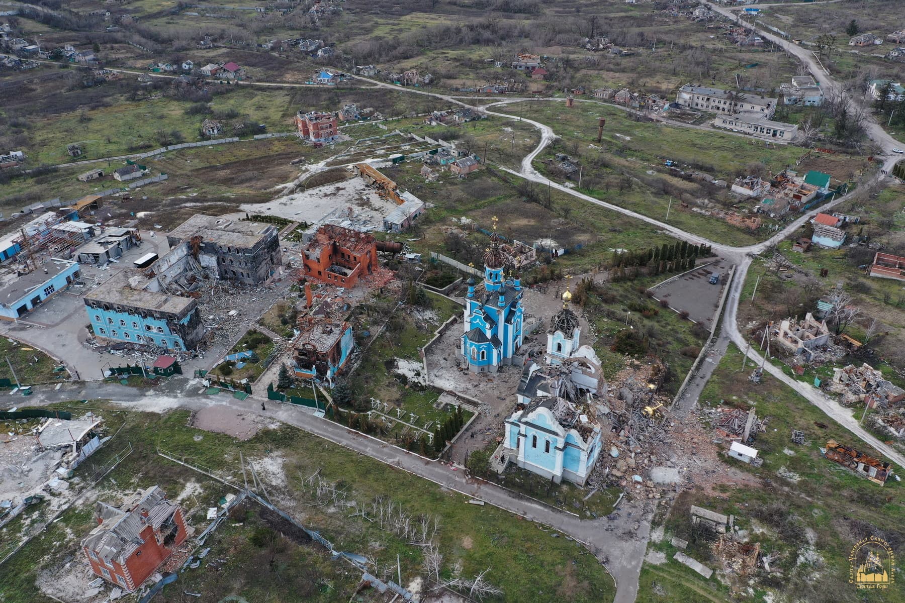 the skete of the Svyatogorsk Lavra in the village of Bohorodychne in Donetsk region