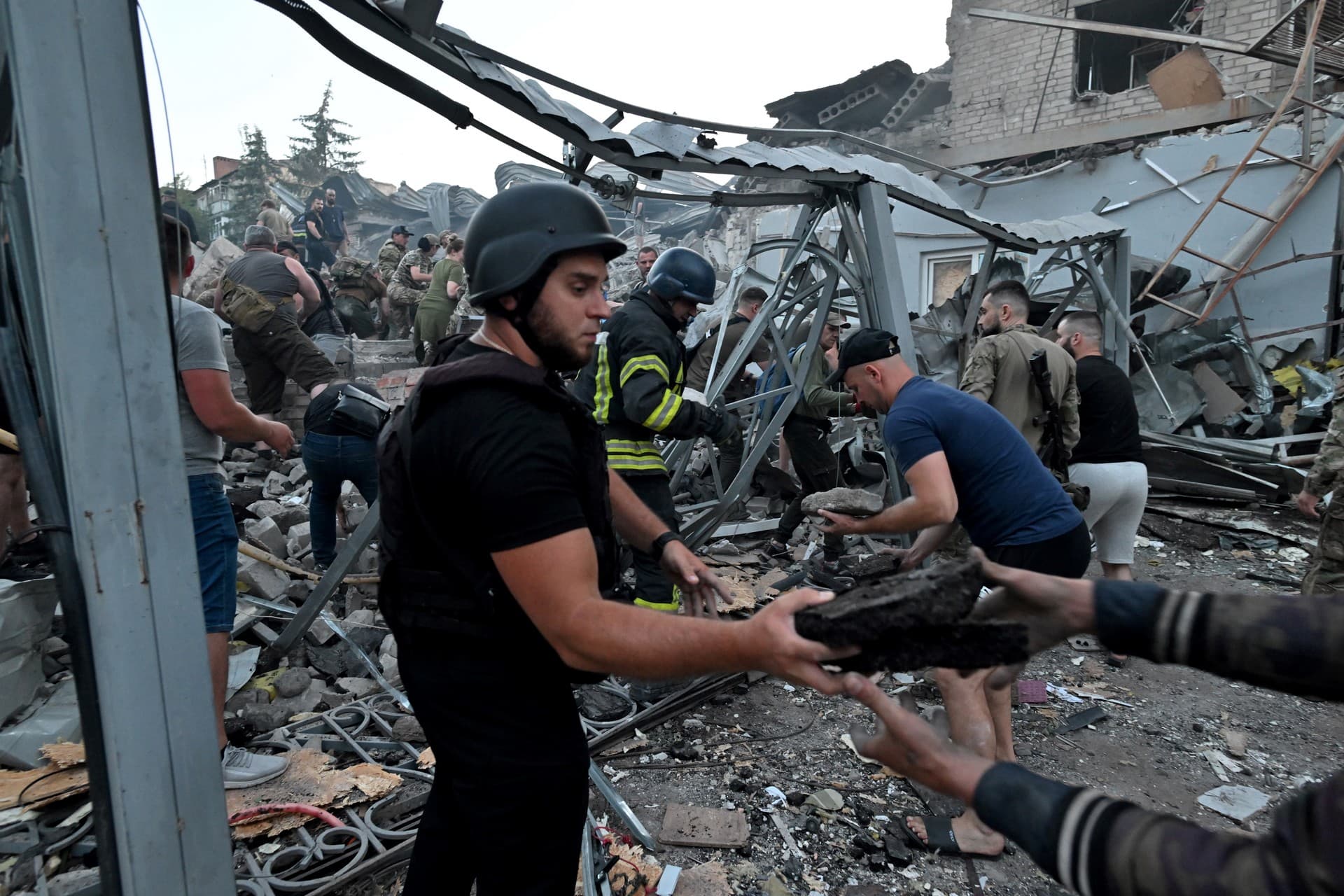 An attack on Kramatorsk killed at least four people