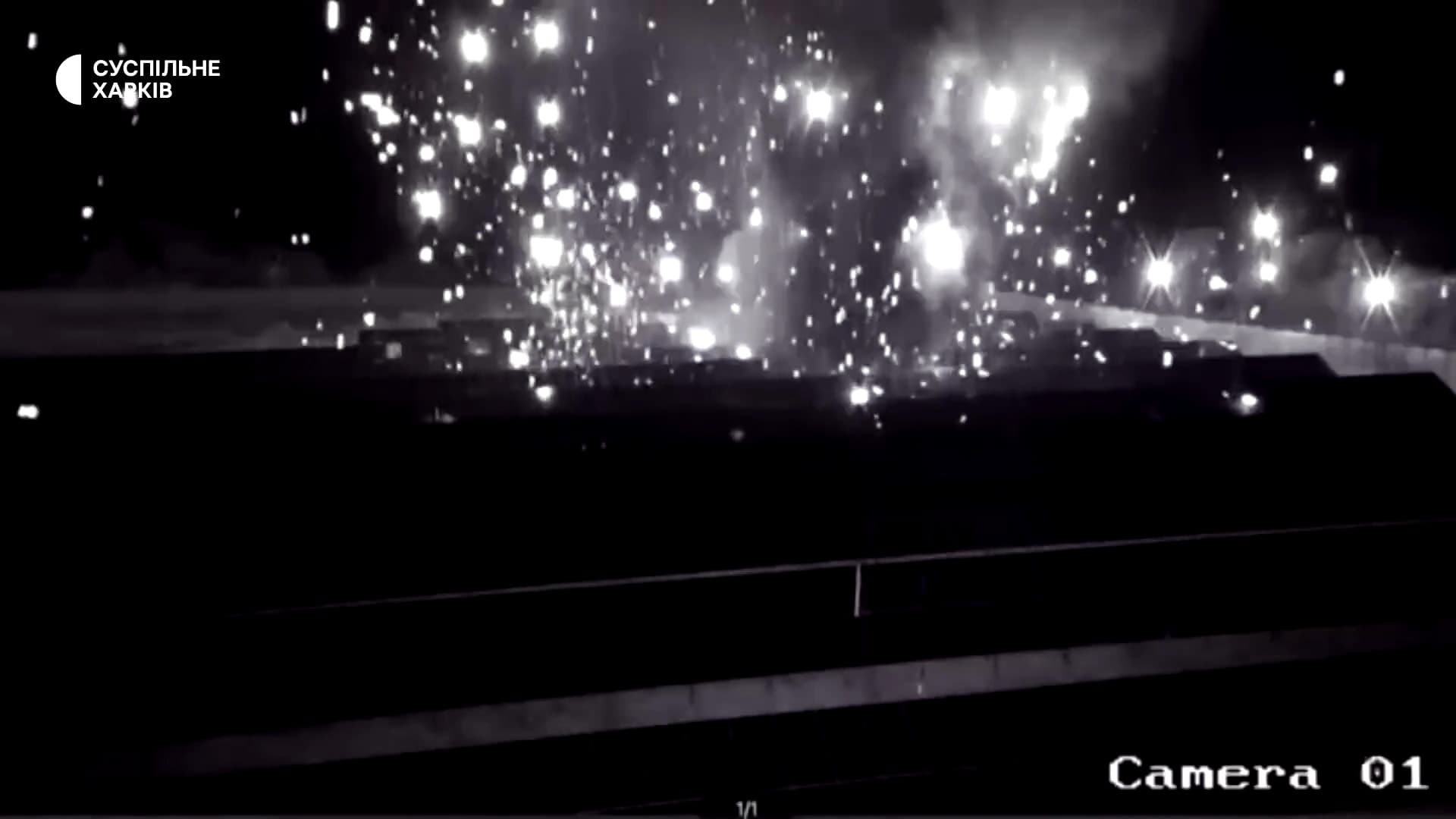 destroyed solar station