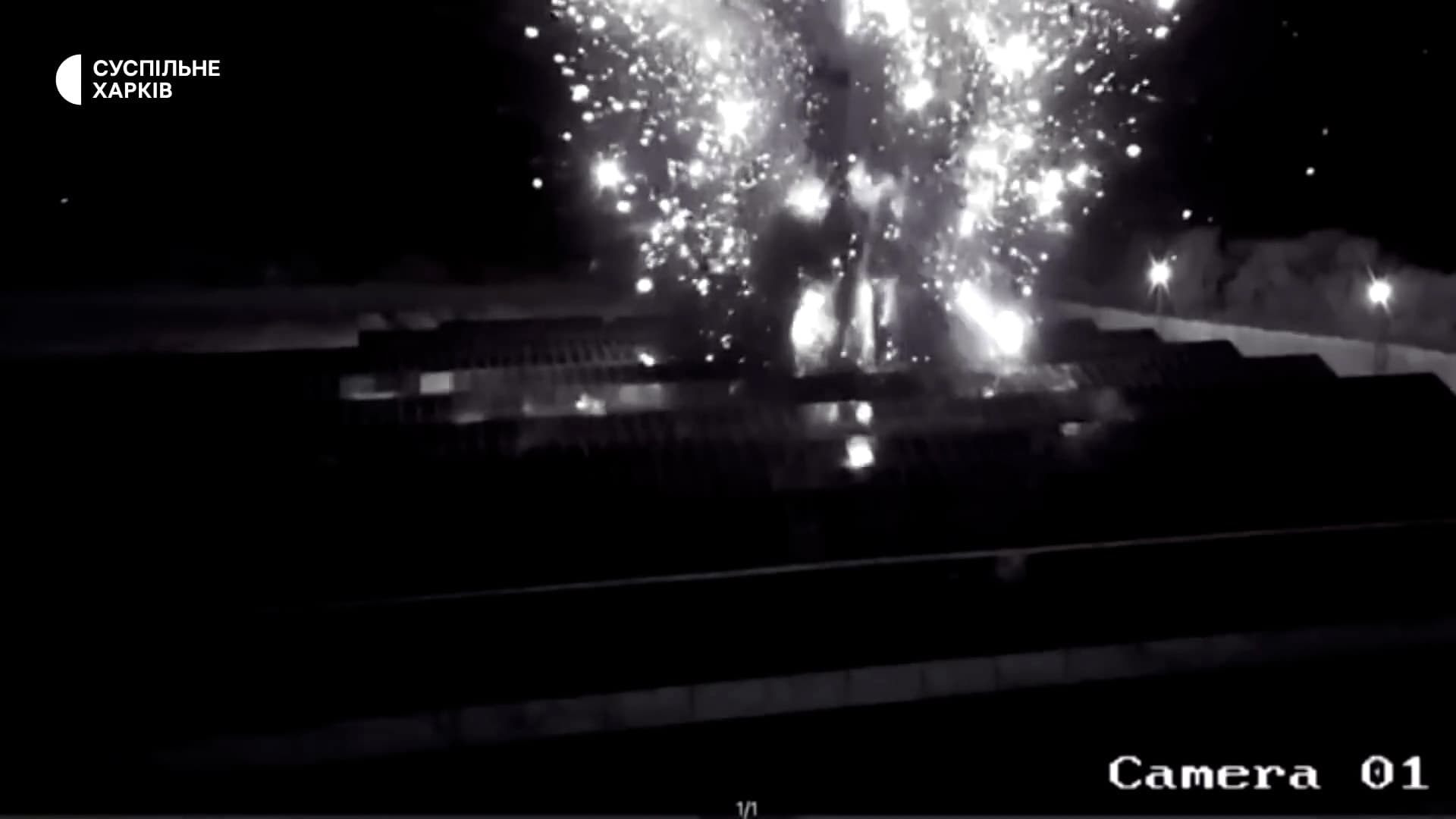 destroyed solar station