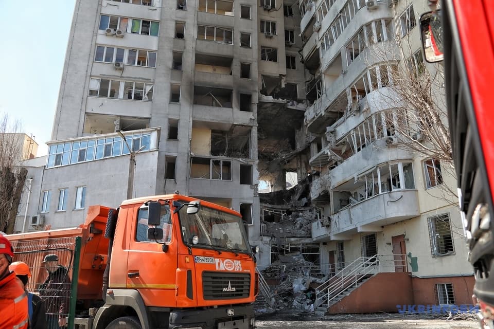 missile strikes on the city of Odesa